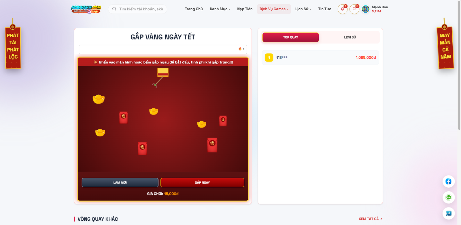 [SHOP NICK] SHOP ACC GAME TỰ ĐỘNG - DỊCH VỤ ĐA GAME