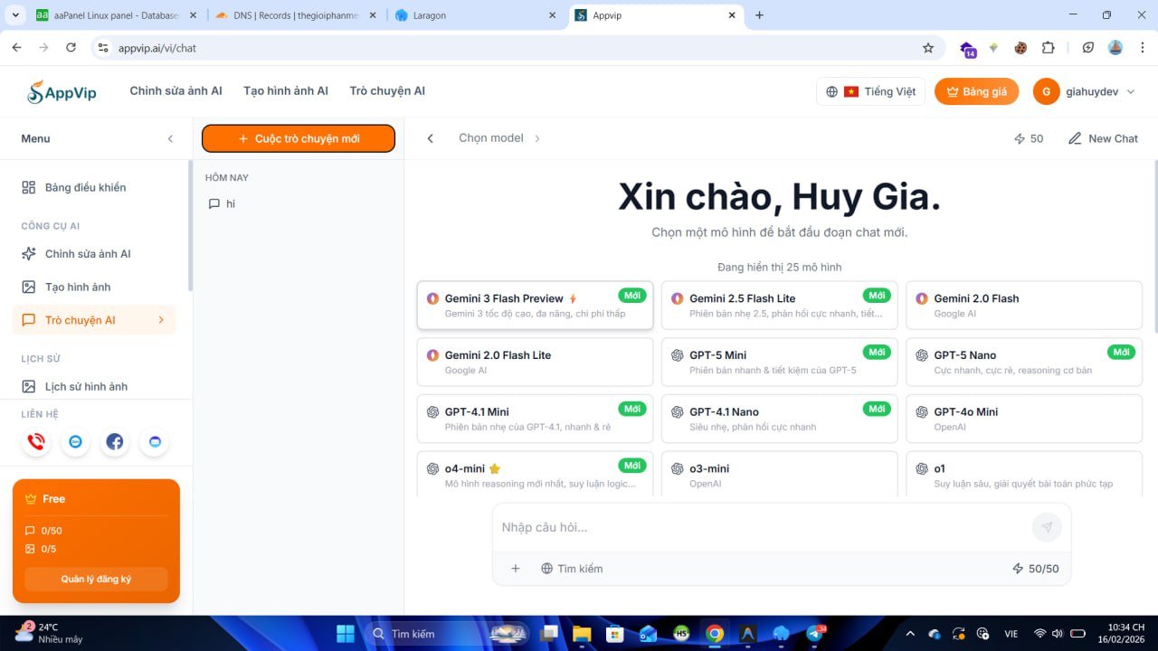 Code Tạo Ảnh Bằng Gemini Nhiều Model , Nhắn Tin Với Ai Chat Update Mới Nhất