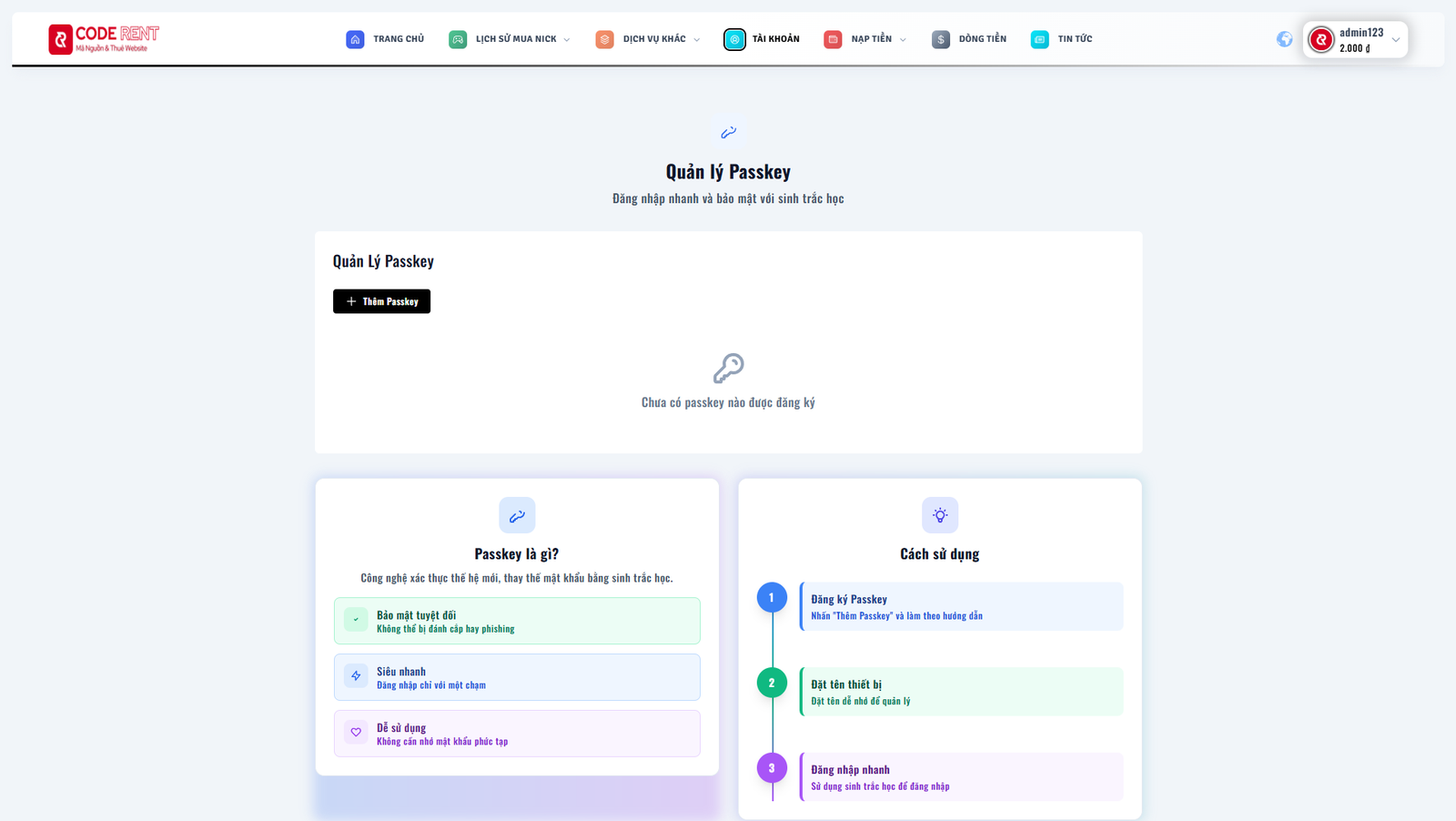 [SHOPNICK3 - CMSNT] Thiết kế website bán nick game mới nhất