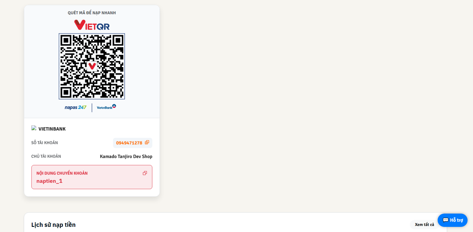 Mã Nguồn Bán Code Web - Hosting - Vps - Domain - Cron Job Thế Hệ Mới, Giao Diện Đẹp Xin